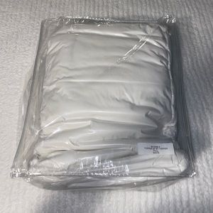 Full white mattress topper
